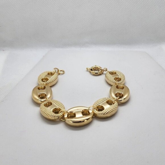 Jewelry - Brand New Bazilian 18k Gold Filled Mariner Link Bracelet